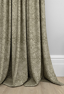 William Morris Strawberry Thief, Woven Sage - Made to Measure Curtains
